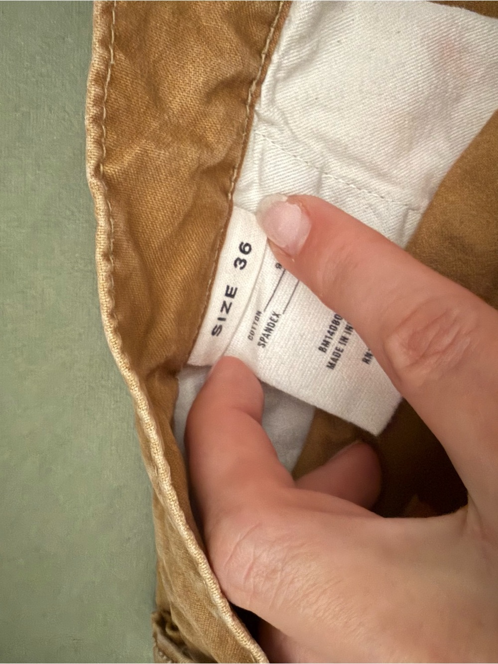 Men’s Buck Mason Tan Khaki Size 36 - Picture 5 of 5